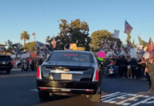 WATCH: Biden Motorcade BOOED AGAIN In Long Beach, California… Anti-Biden Protests Draw Thousands